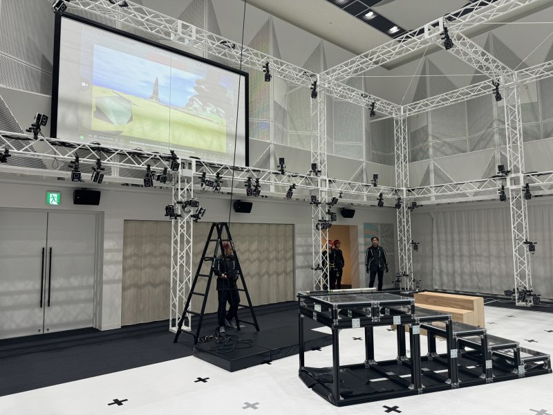 La sala per motion capture di Cygames è tra le più grandi e all'avanguardia tra quelle allestite da uno sviluppatore giapponese