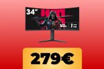 Monitor Curvo da Gaming 34 pollici Ultra Wide disponibile in forte sconto - Notizia