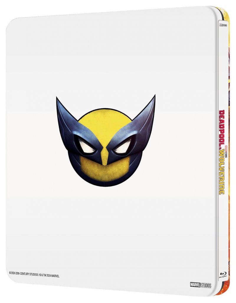 Il retro della steelbook di Deadpool & Wolverine Il retro della steelbook di Deadpool & Wolverine