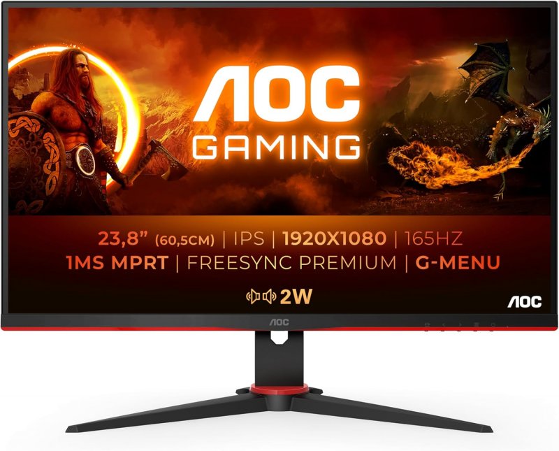 Monitor AOC da 24 pollici