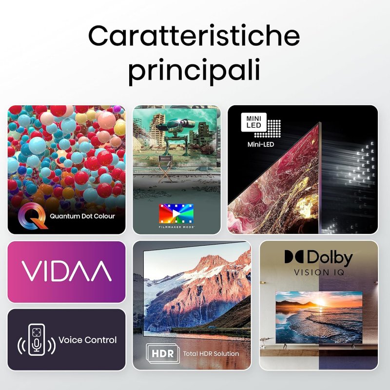 Le caratteristiche principali.