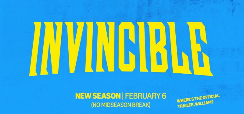 La locandina di Invincible Stagione 3 La locandina di Invincible Stagione 3