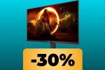 Il monitor AOC da 24 pollici in Full HD e 165 Hz e altoparlanti integrati al prezzo minimo storico su Amazon - Notizia