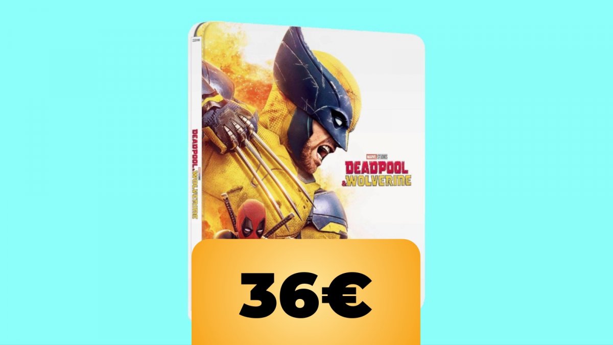 La steelbook con Blu Ray HD e 4K di Deadpool & Wolverine è in