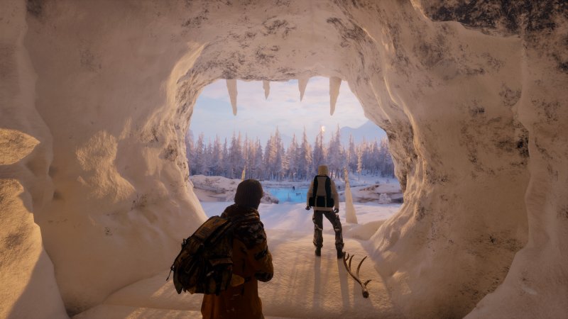 Una caverna in Permafrost è un buon luogo per trovare pietra e selce Una caverna in Permafrost è un buon luogo per trovare pietra e selce