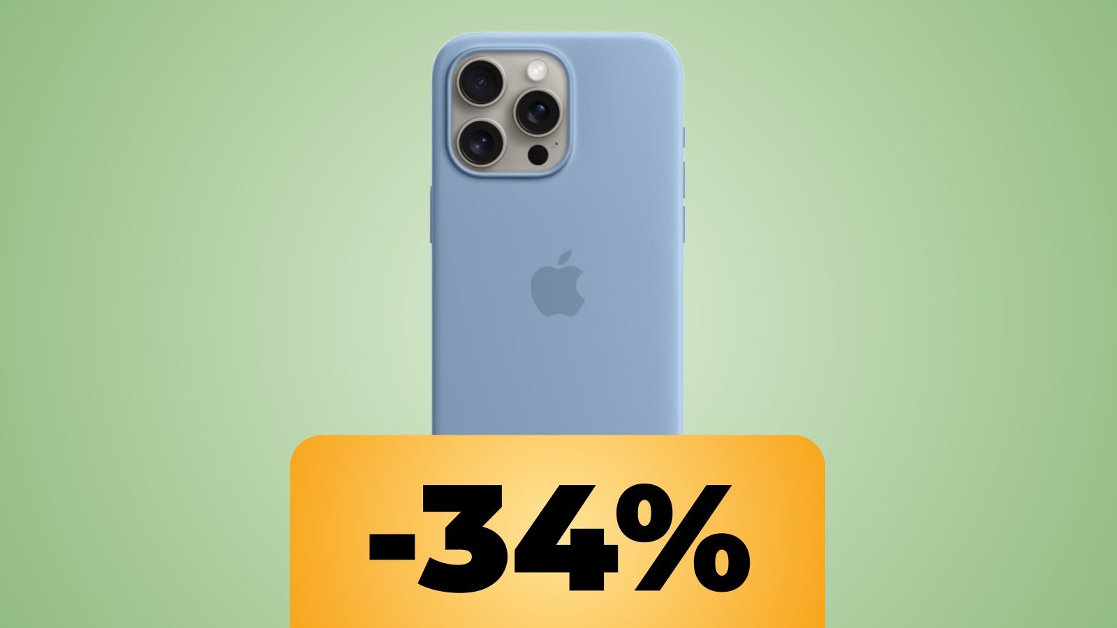 custodia MagSafe in silicone per Apple iPhone 15 Pro Max e lo sconto di Amazon