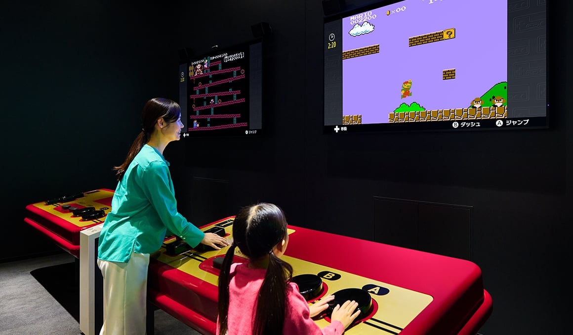 Una particolare postazione del Nintendo Museum