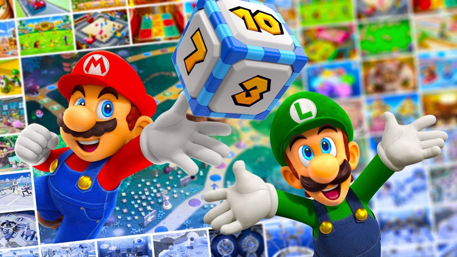 Mario e Luigi in Super Mario Party Jamboree