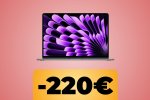 Apple MacBook Air con chip M2 in sconto su Amazon: vediamo il prezzo - Notizia