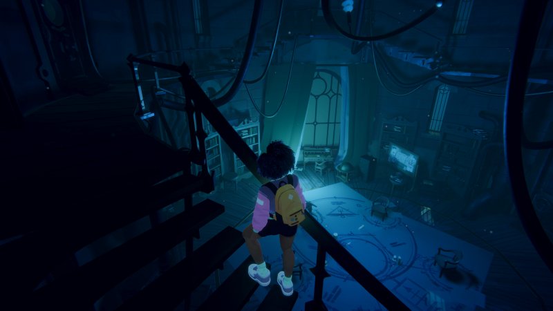 June sala una scala nella parte adventure