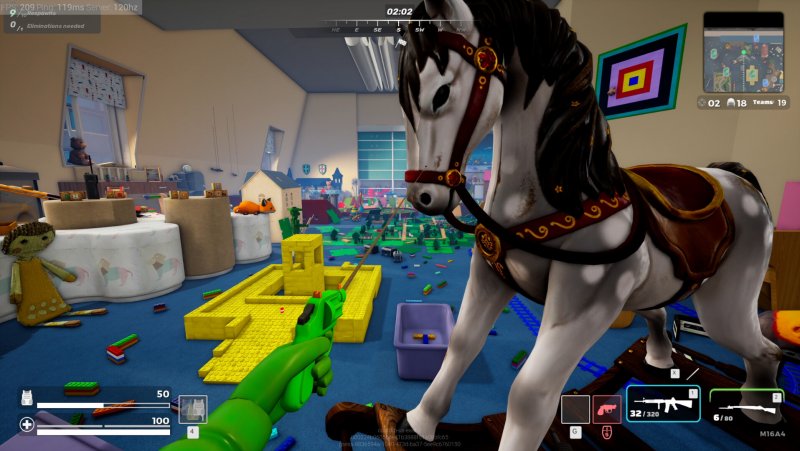 Il rampino permette di lanciarsi in qualsiasi direzione in Mini Royale