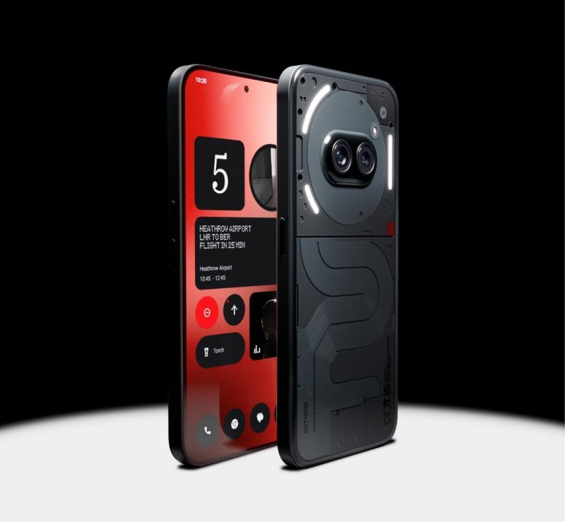Il Nothing Phone (2a). Il Nothing Phone (2a).