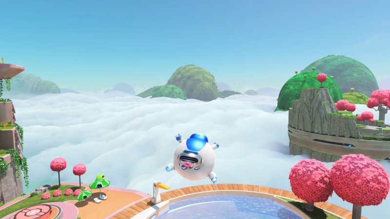 Nella storia dei giochi di piattaforme ci sono esempi di splendidi livelli pieni di nuvole e con Astro Bot la famiglia si allarga Nella storia dei giochi di piattaforme ci sono esempi di splendidi livelli pieni di nuvole e con Astro Bot la famiglia si allarga