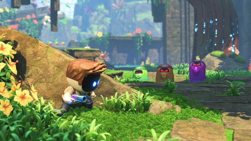 Anche quando Astro Bot varia lo stile di gioco, la quantità di elementi e sequenze tipiche dei giochi di piattaforme non viene mai meno Anche quando Astro Bot varia lo stile di gioco, la quantità di elementi e sequenze tipiche dei giochi di piattaforme non viene mai meno