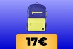 Lo zaino HP Campus blu e giallo è disponibile in forte sconto su Amazon - Notizia