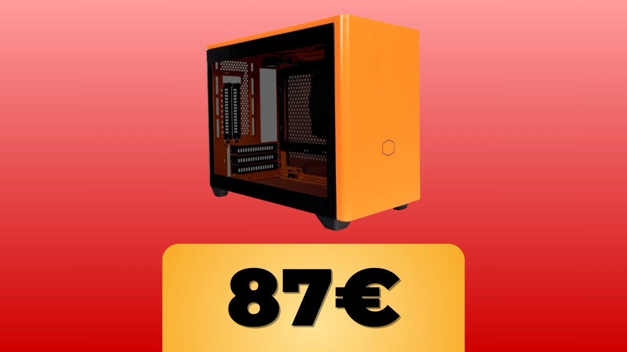 Il case arancione Cooler Master MasterBox NR200P Mini ITX è in sconto su Amazon