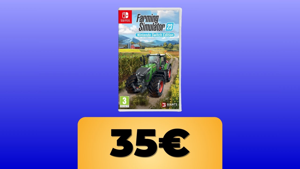 Farming Simulator 23 per Nintendo Switch è in forte sconto su Amazon