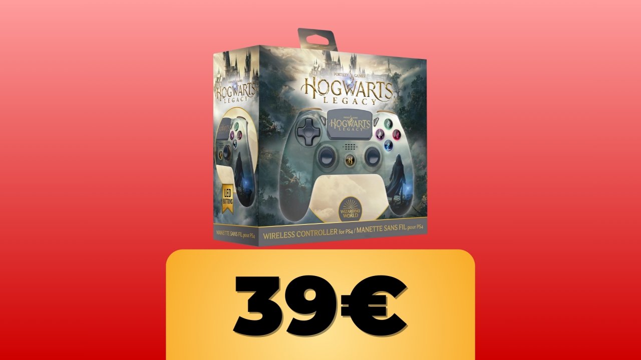 Il controller senza filo per PS4 di Hogwarts Legacy è in sconto su Amazon