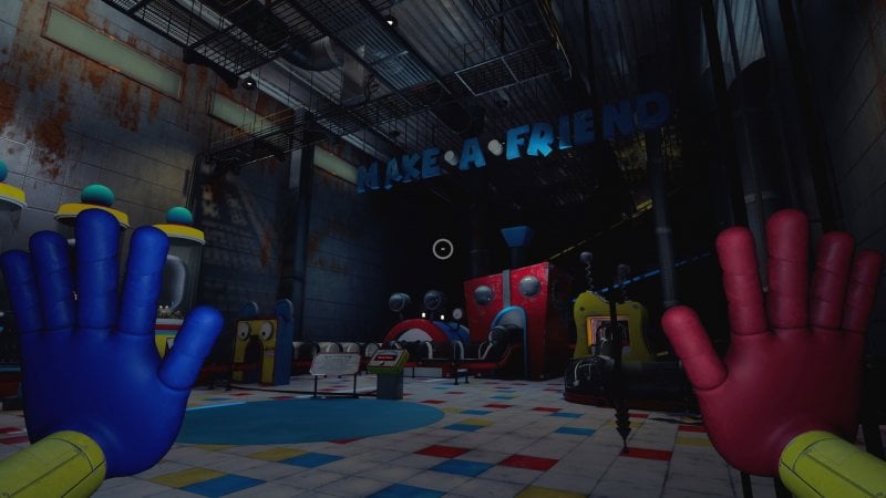 Uno degli scenari di Poppy Playtime: Chapter 1