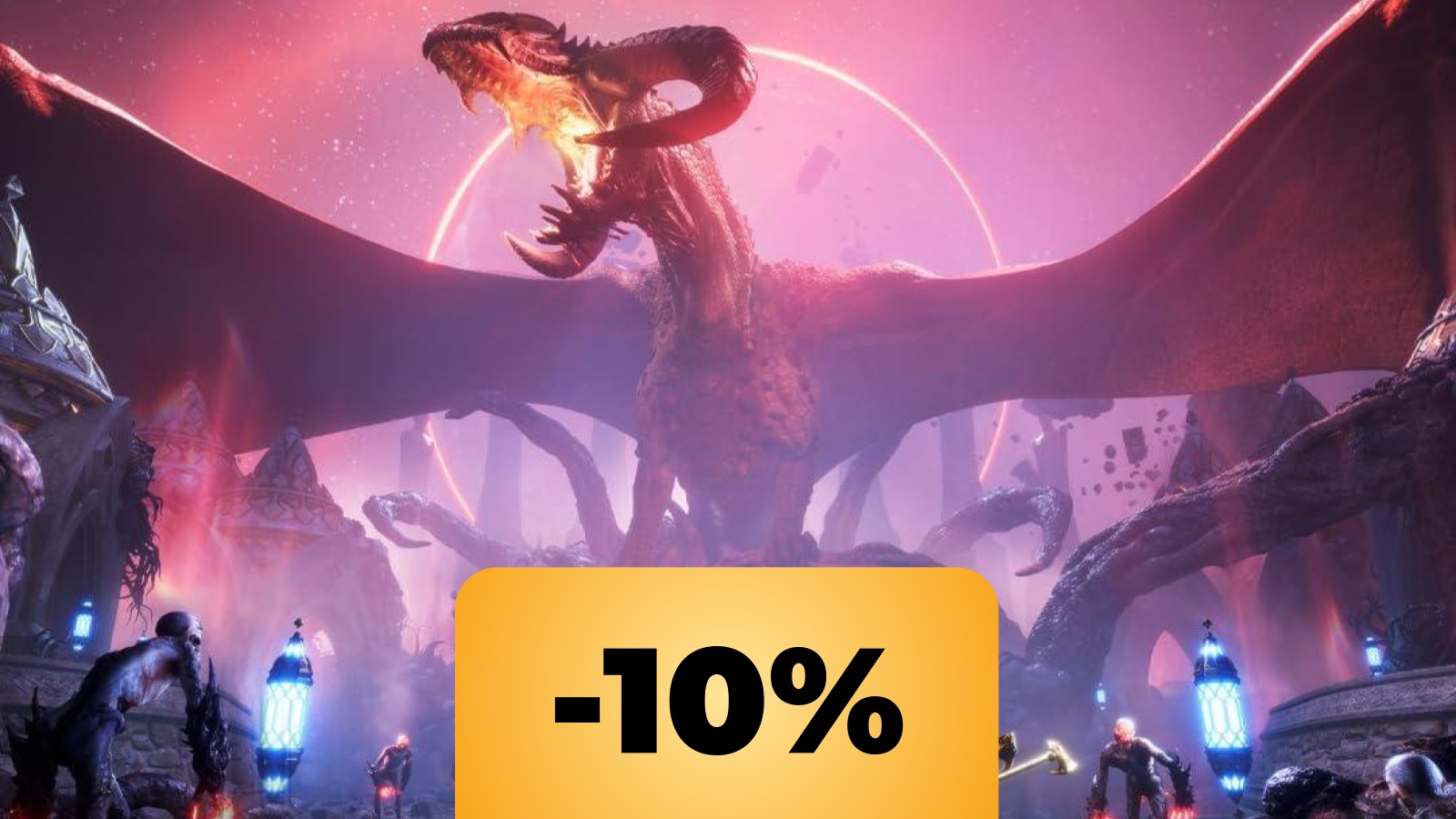 Un drago di Dragon Age The Veilguard e lo sconto di Amazon