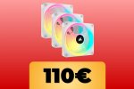 Ventole Corsair QX120 RGB, lo starter kit è in sconto su Amazon Italia - Notizia