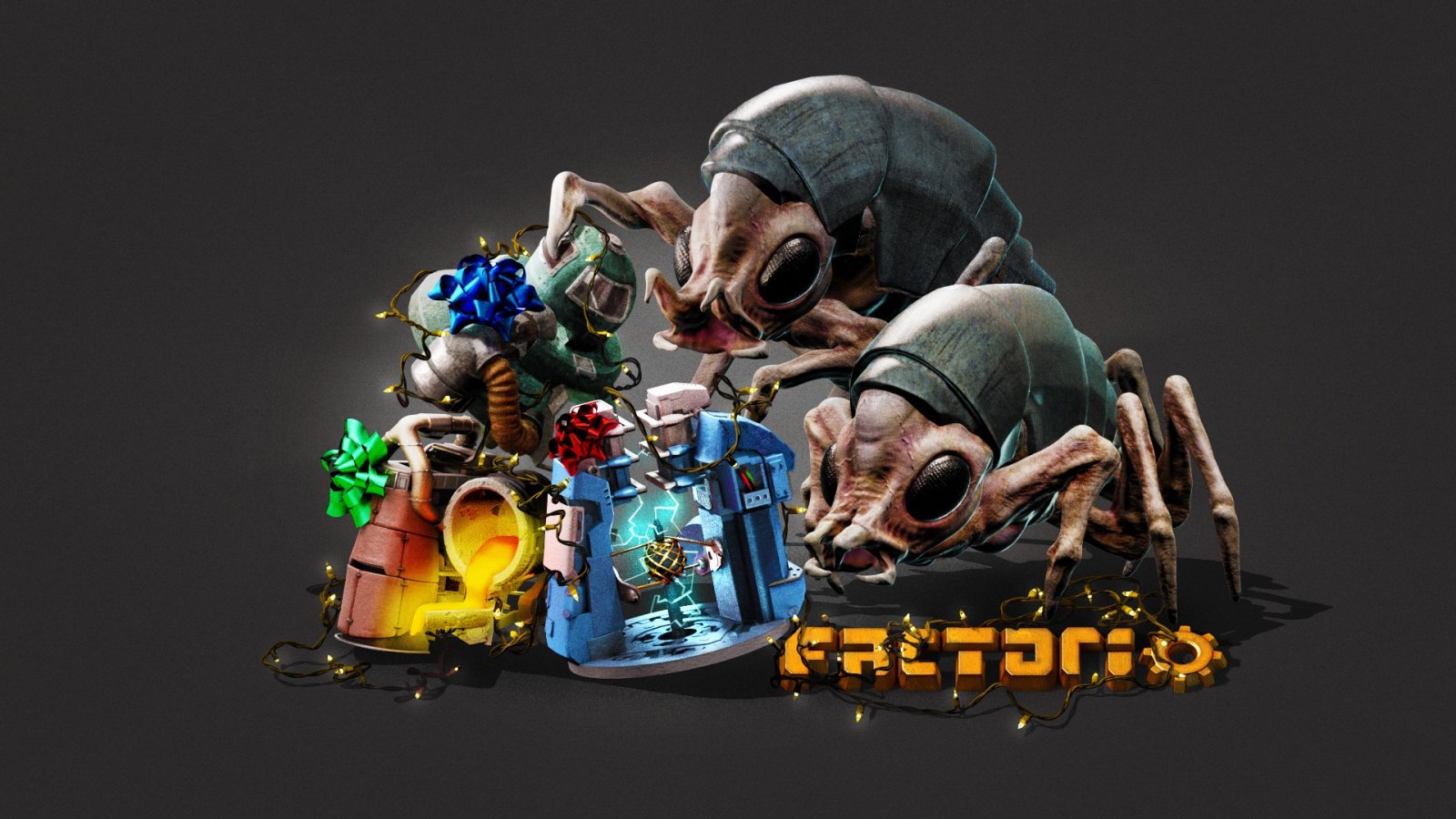 Un artwork di Factorio