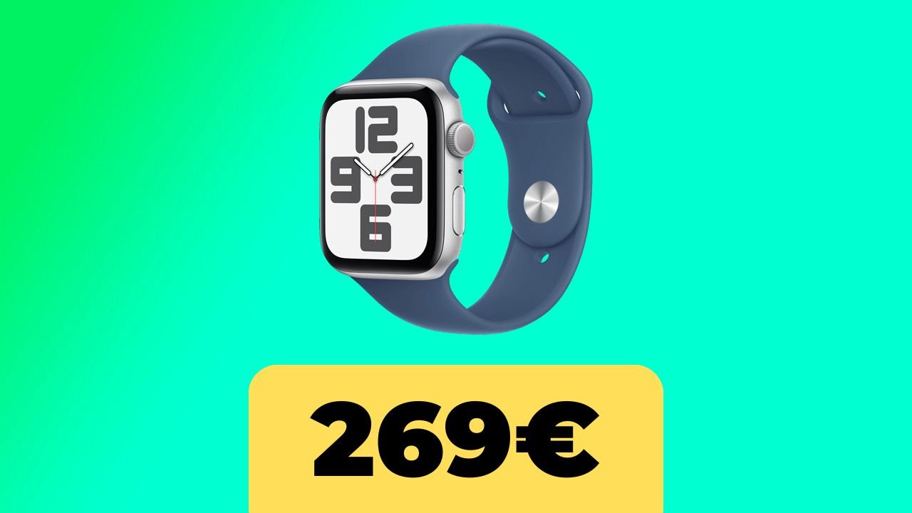 Apple Watch SE 2, lo smartwatch vola al minimo storico su Amazon Italia