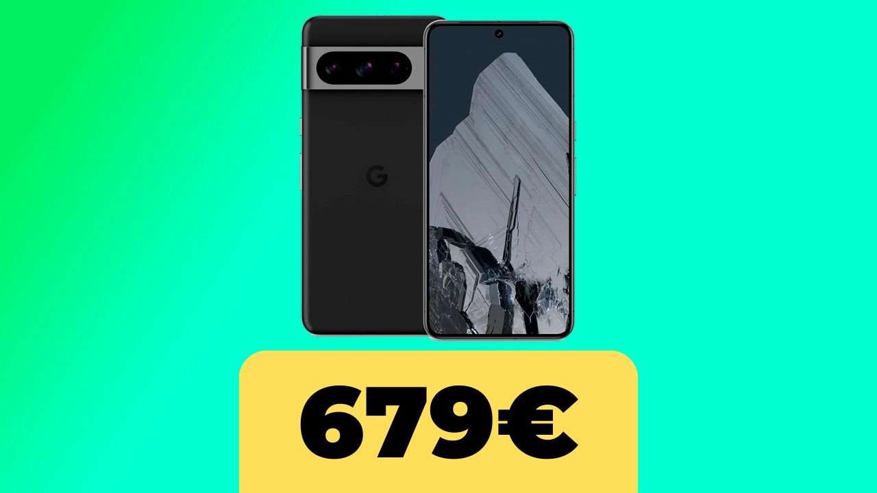 Google Pixel 8 Pro, lo smartphone vola al minimo storico su Amazon Italia