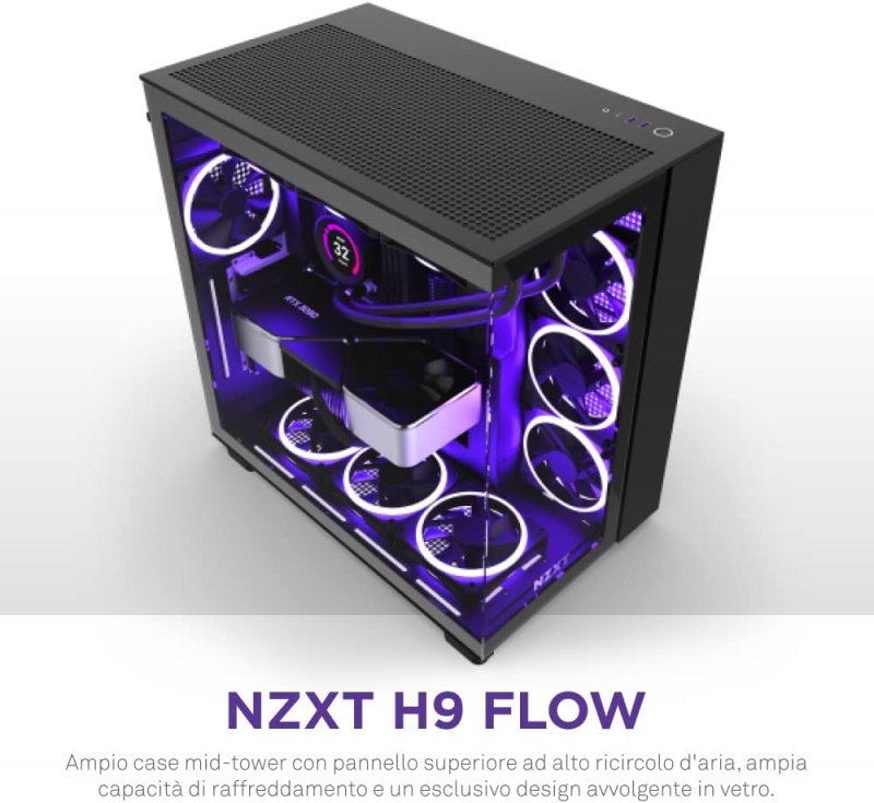 Il case NZXT H9 Flow.