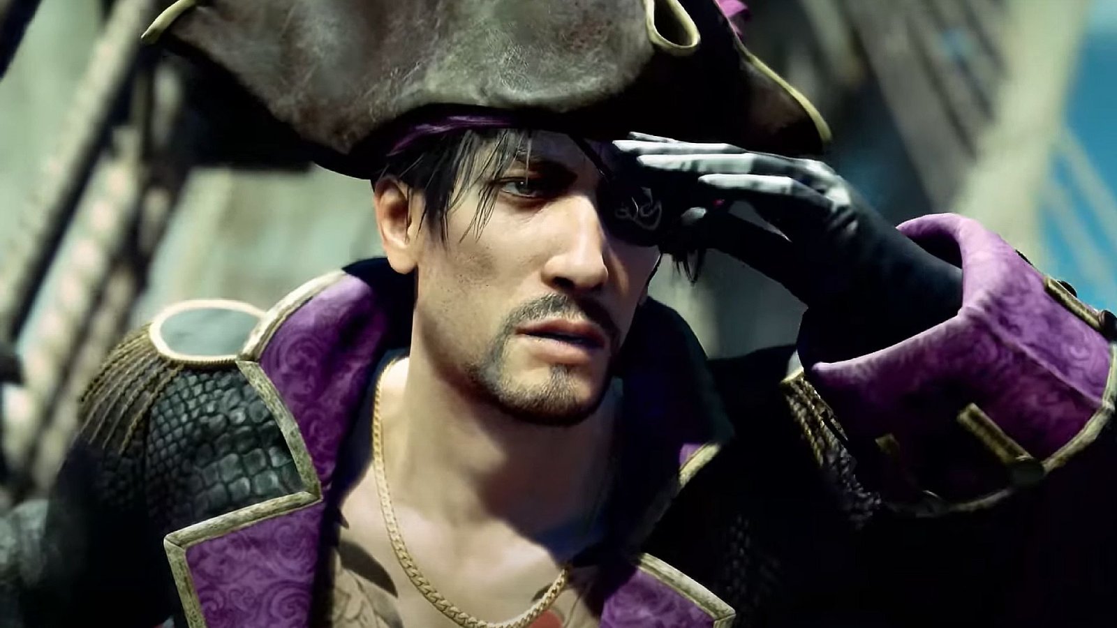 Goro Majima in Like a Dragon: Pirate Yakuza in Hawaii