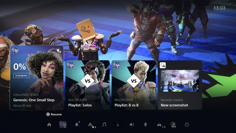 Le schede Attività di PS5