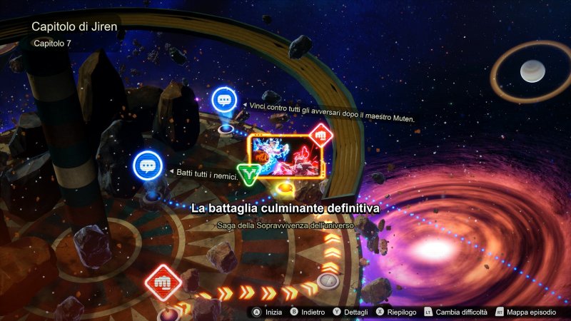 Questa sfida ha tre possibili esiti