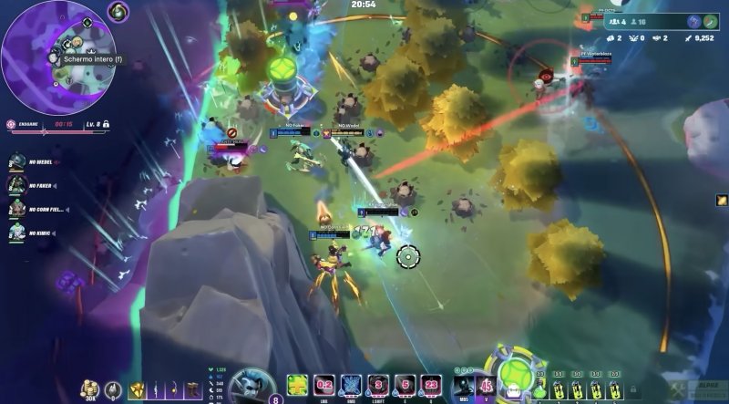 Succede davvero tanto a schermo durante una partita di Supervive, è un bene che durino massimo 20 minuti se non si muore prima