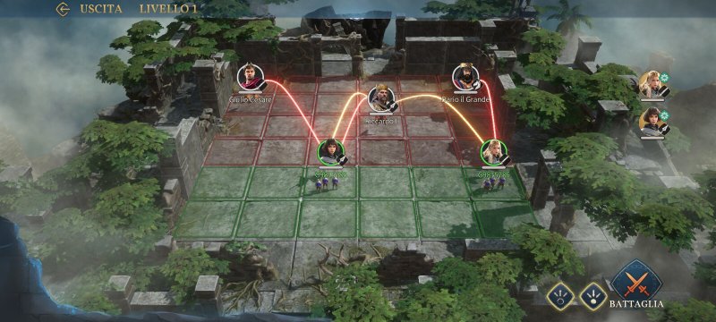 La fase in stile Auto Chess dei combattimenti sulle isole