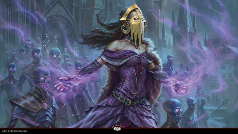 Liliana, il Planeswalker di Magic: The Gathering.