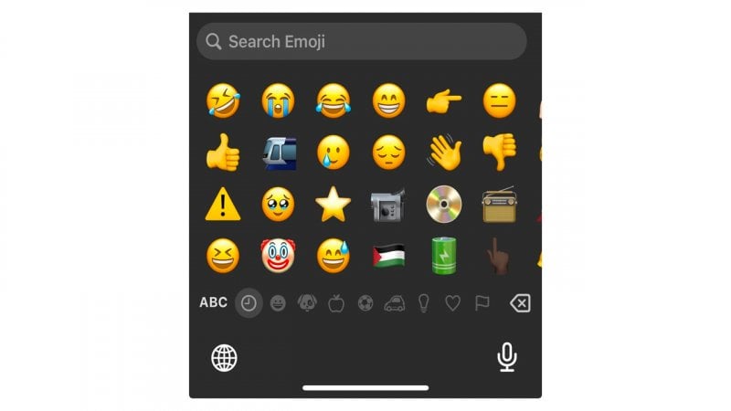 La nuova tastiera emoji di iOS 18.1