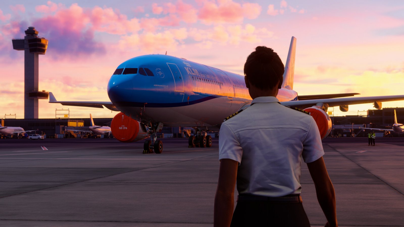 Una scena di Microsoft Flight Simulator