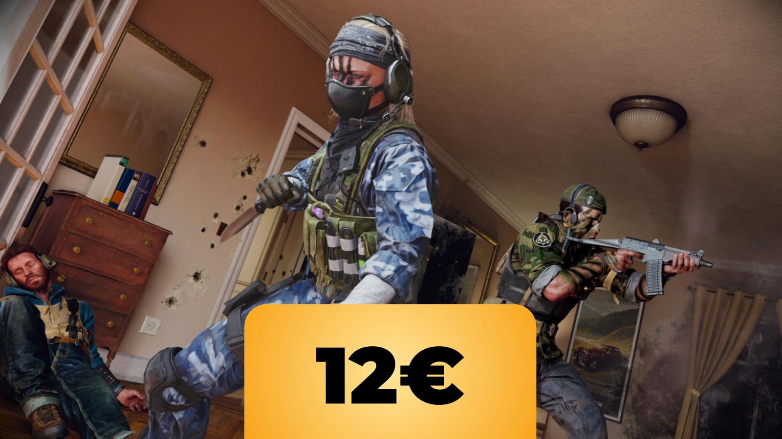 Un personaggio di Call of Duty Black Ops 6 e il prezzo