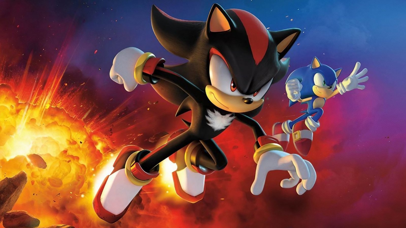 Shadow e Sonic in Sonic X Shadow Generations