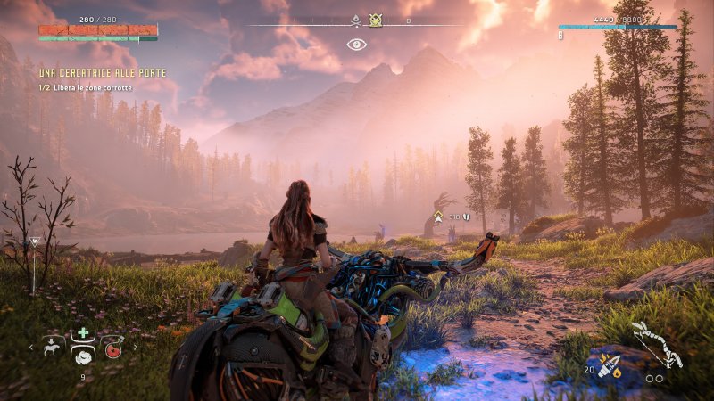 Gli scenari di Horizon Zero Dawn Remastered sono ancora più suggestivi Gli scenari di Horizon Zero Dawn Remastered sono ancora più suggestivi