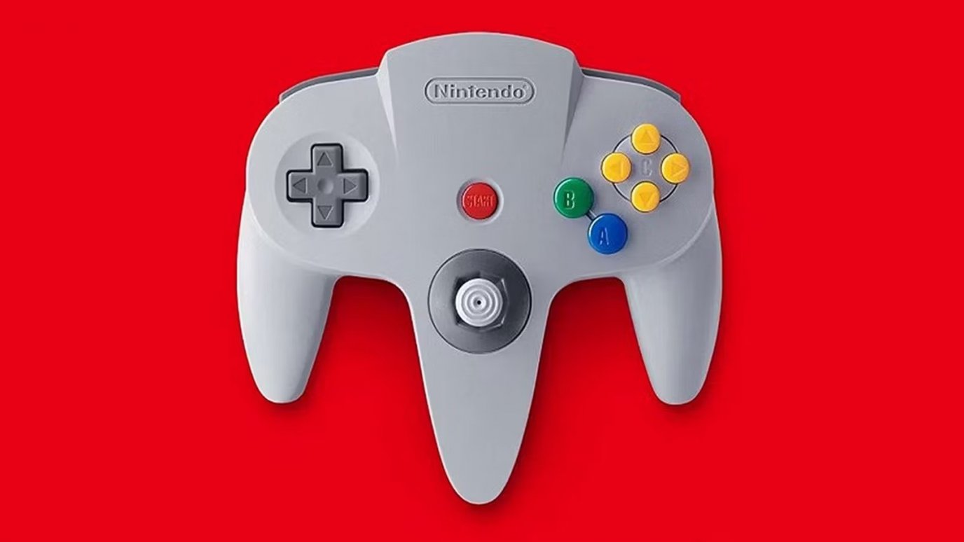 Un controller del Nintendo 64