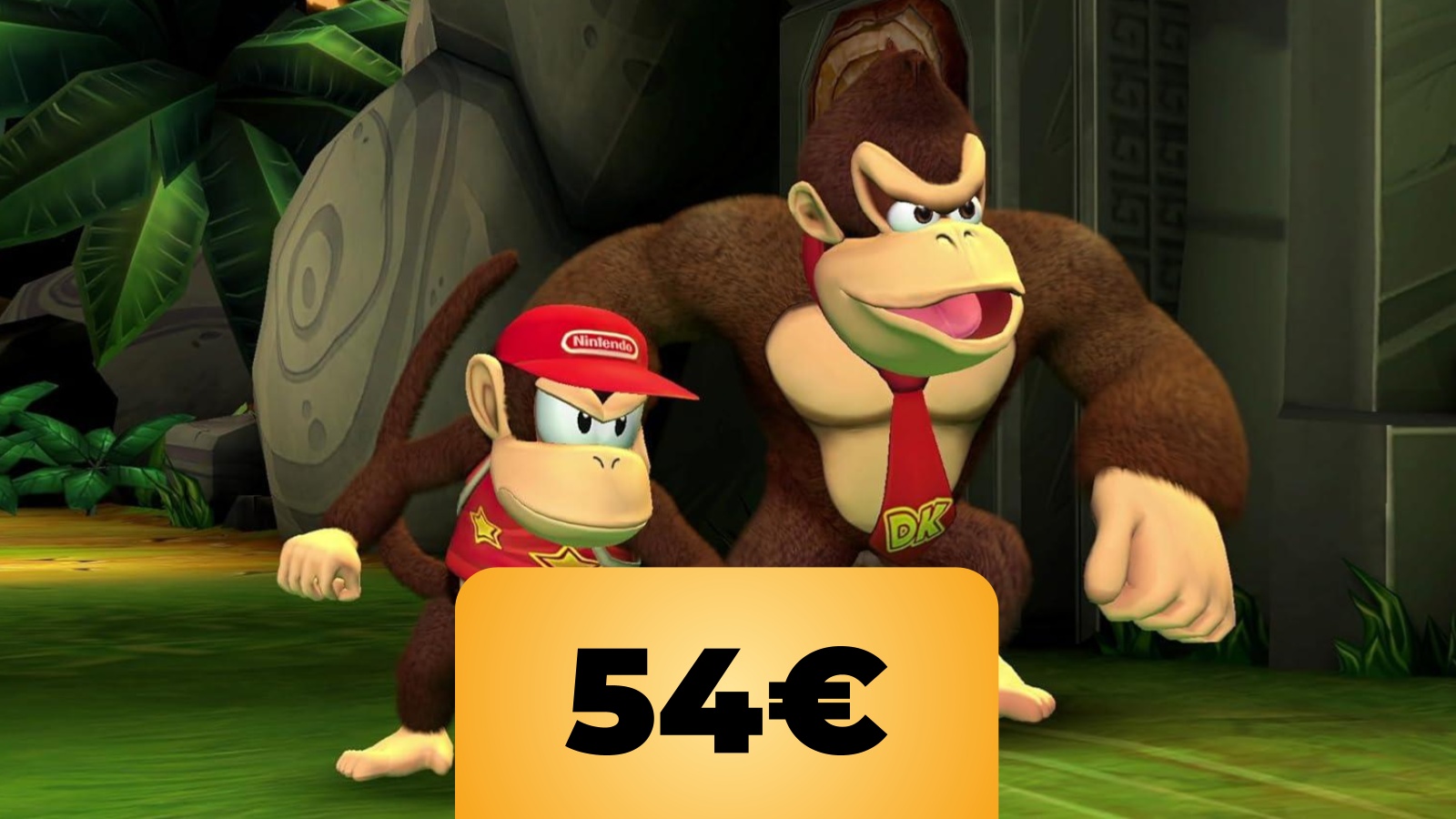 Donkey Kong e Diddy Kong da Donkey Kong Country Returns HD