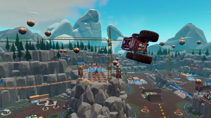 Le folli acrobazie in Hot Wheels Monster Trucks: Stunt Mayhem sono divertenti ma alla lunga potrebbero risultare fin troppo ripetitive Le folli acrobazie in Hot Wheels Monster Trucks: Stunt Mayhem sono divertenti ma alla lunga potrebbero risultare fin troppo ripetitive