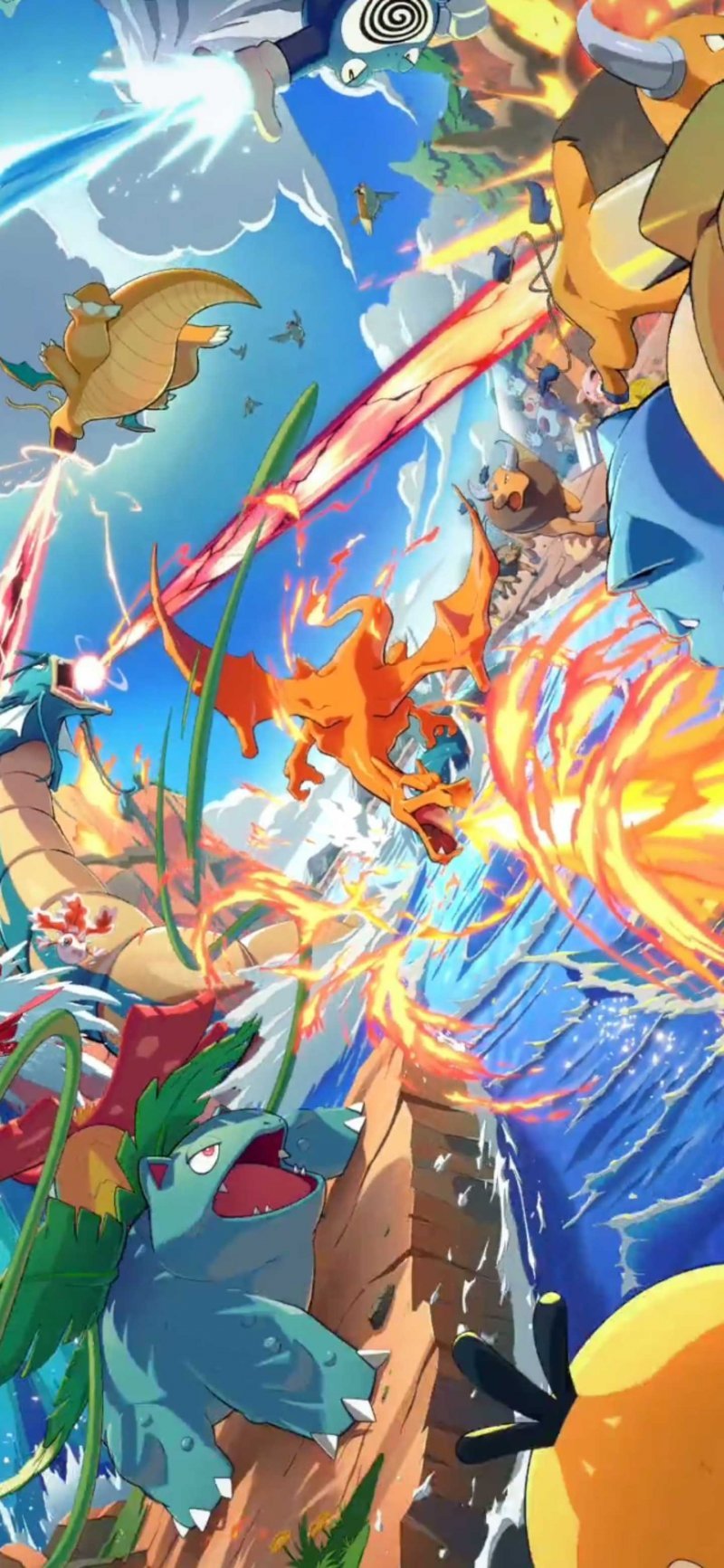 L'artwork della carta immersiva di Charizard EX è tra i più belli disponibili nel GCC Pokémon Pocket