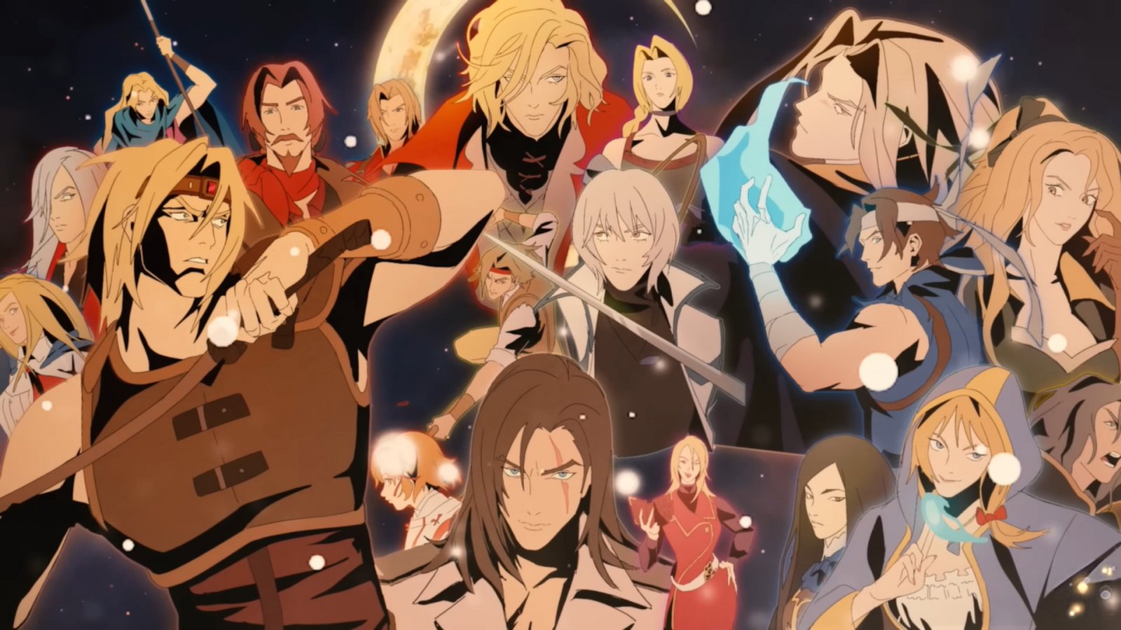 Il cast dei nuovi personaggi di Vampire Survivors: Ode to Castlevania