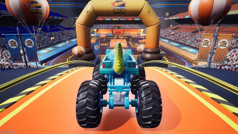 Siete pronti per lo show? In Hot Wheels Monster Trucks: Stunt Mayhem siete voi le star dell'arena Siete pronti per lo show? In Hot Wheels Monster Trucks: Stunt Mayhem siete voi le star dell'arena