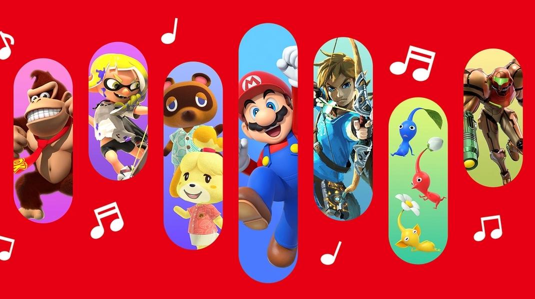 Alcuni personaggi di Nintendo Music