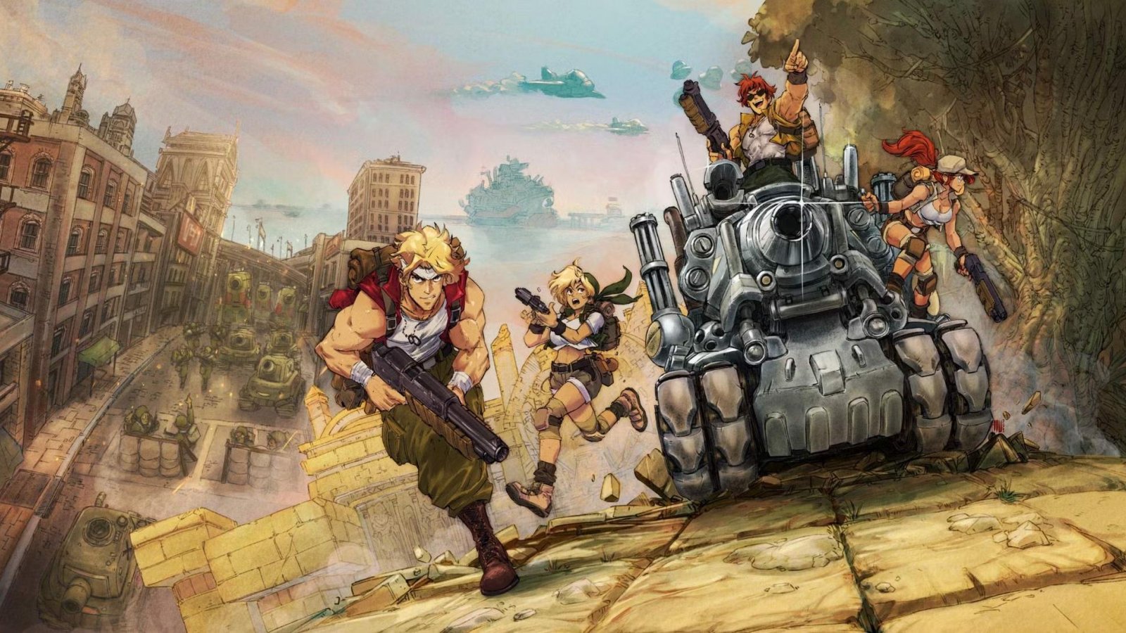 I personaggi principali di Metal Slug Tactics