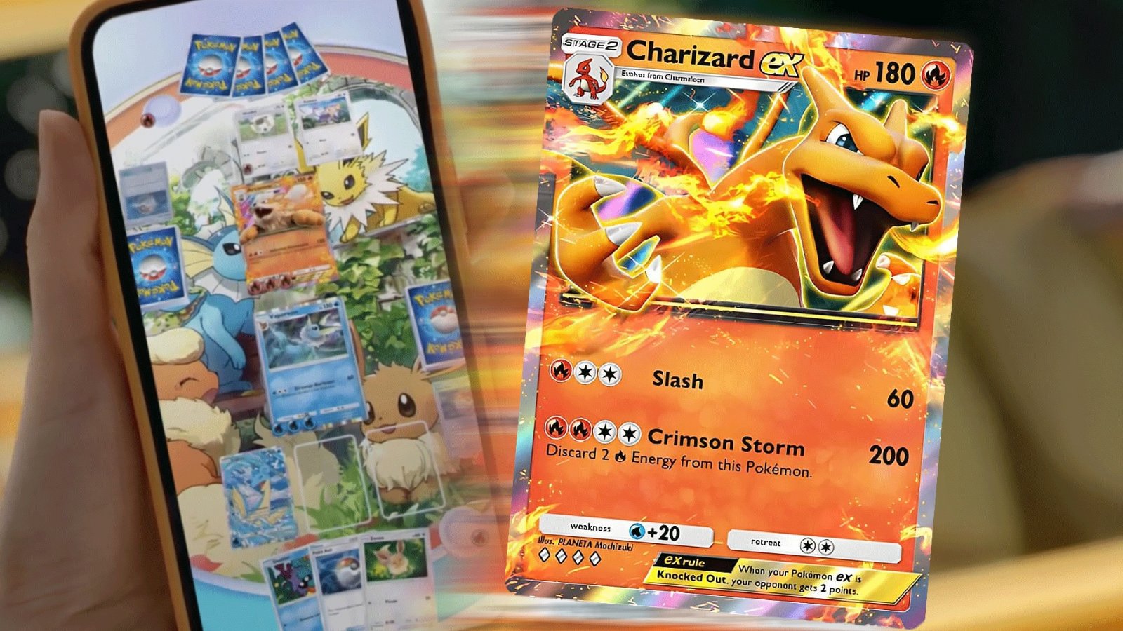 Charizard EX, carta chiave in uno dei mazzi più forti di Pokémon Pocket