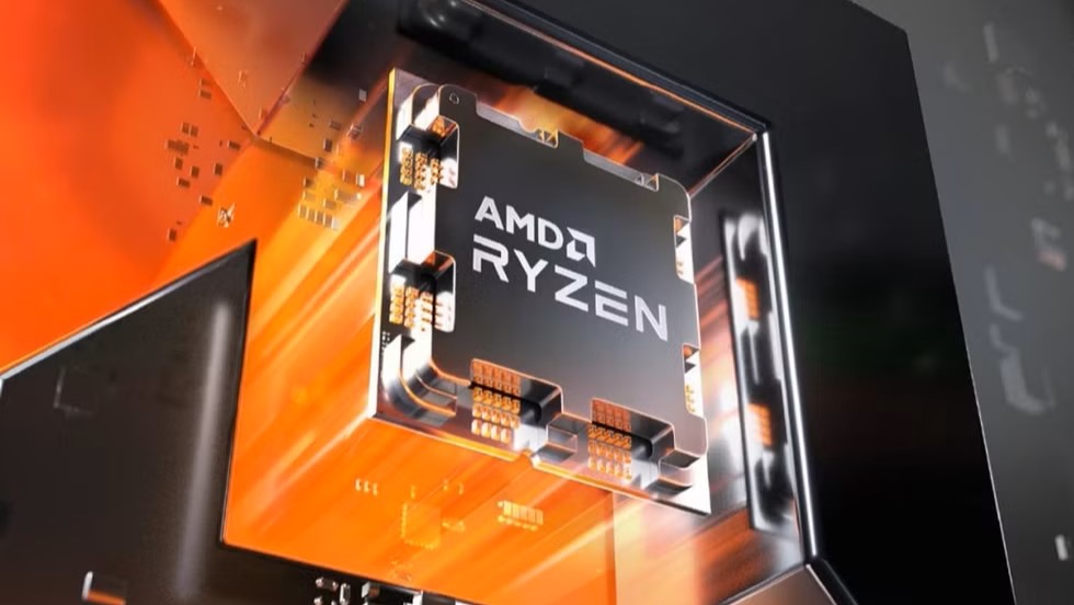 Un processore AMD Ryzen